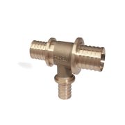 Тройник REHAU с уменьшенным боковым и торцевым проходами 50-32-40 RX+, бронза