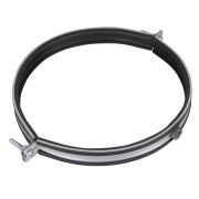 Хомут для воздуховода SHUFT с резиновым профилем 200мм (гайка)