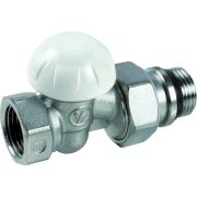 Клапан отсечной Giacomini R15X033 для радиатора Kvs-1.83 м3/ч ВР 1/2quot;, прямой