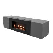 Тумба с биокамином Firelight BFP-P1600 графит