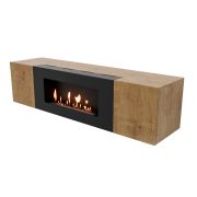 Тумба с биокамином Firelight BFP-P1600 дуб вотан