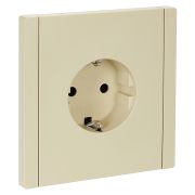 FORTE&PIANO Розетка 1-м. с ЗК FP416 16А ваниль IEK