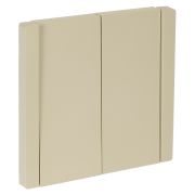 FORTE&PIANO Выключатель 2-клавишный FP405 10А ваниль IEK