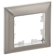 BRITE Рамка 1-м РУ-1-Бр хром/никель IEK BR-M12-12-4-K23