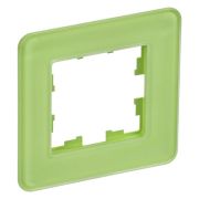 BRITE Рамка на 1 пост стекло эко грин RE (РУ-1-2-Бр)