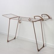 Сушилка напольная д/белья 18м (Д181*Ш54*В108см) металл, розовое золото, макс.нагр=15кг!, СБ1/РЗ Nika