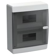 Бокс пластиковый UNION Compact ЩРН-П-18 (2х9)м прозрачная дверь IP41 IEK