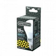 Лампа КРЕПТОН LED A60 15W E27 6500K