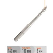 Бур 8x160мм 4 кр. SDS+ Patriot 812010027