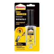 Момент Супер Эпокси Формула 5 прозрачный 25мл