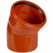 Отвод д/наруж.канал.160х45° ПП (оранж)