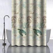 Штора д/ванны 180*180см Морское дно  Санакс