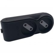 Колодка 2 гн., черный 700-080000-102 OVIVO