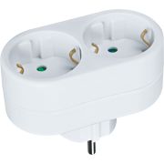 Разветвитель 2 гнезда с заземл. 94 670 NAD-L-2E-C-WH Navigator 94670
