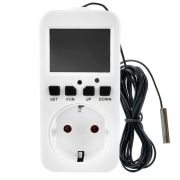 Розетка с таймером (с датчиком контроля температуры) 3600W/16A 230V, TM27