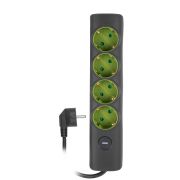 Удлинитель бытовой с выключателем ET-04-140G JazzWay .5051850