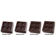 Розетка 4М ОП с ЗК «Ладога» бук