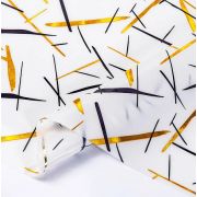 Клеенка силиконовая Dekorelle 242-GW 1.2м (золото/бел.фон)