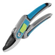 Секатор с наковальней, 215 мм, регулировка захвата, трехкомпонентные рукоятки, LUXE Palisad 60461