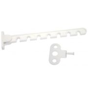 Ограничитель открывания пвх белый (165мм)