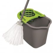 Швабра с ведром 10л,вставка отжим МОП,прямоуг,ручка 110см,насадка вискоза Миди,Моп 072020 York