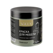 Краска для мебели Оливковый 0,75кг SOLEX