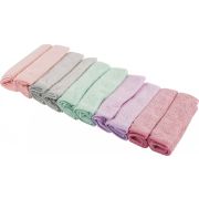 Салфетка для уборки 25*25см, микрофибра, 10шт/уп, цена за уп, MFS-05/10, 101190, Рыжий Кот