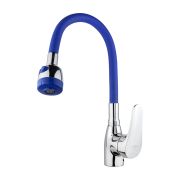 Смеситель кухня синий/хром MELODIA Ostessa MDV40616Blue