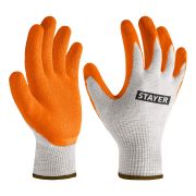 Перчатки L-XL, х/б с рельефным латекс. противоскол. 13 кл 11403-XL STAYER ULTRA