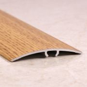 Порог алюм. 0,9 72 41мм дуб кантри Л скр. креп. клей основ. /КТМ