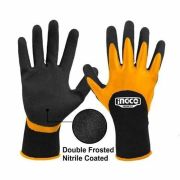 Перчатки с нитриловым покрытием INGCO HGNF01 XL