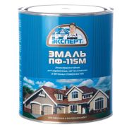 Эмаль ПФ-115М ЭКСПЕРТ глянц белый 1,8кг