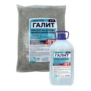 Антигололёдный реагент АНТИЛЁД ГАЛИТ Кристалл -15С Д-427 20 кг