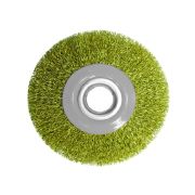 Щетка крацовка дисковая 200 мм с комплектом переходников/70980//BIBER