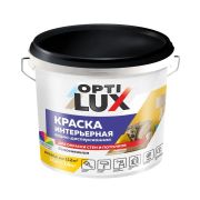 Краска акриловая интерьерная белоснежная 14кг OPTILUX (ИжСинтез)