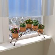 Подставка д/цветов Арка 5 коричневый