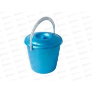 Ведро 3л с крышкой Соло С630К бирюза
