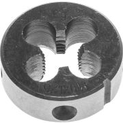 Плашка М10x1.25 мм сталь 9ХС, круглая ручная ЗУБР 4-28022-10-1.25