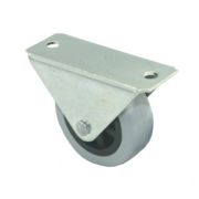 Ролик выкатной h-44, обрезиненный, цинк