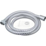 Шланг д/душа 1/2«*1/2»конус d14мм L150см MELODIA EXTRA ELASTIC WHITE SILVER MKP34430P_sw