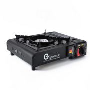 Плита газовая портативная 2,8 кВт 34*27*11 см с переходником кейс GR-165D Grower