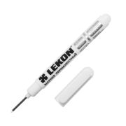 Маркер перманентный,удлиненный наконечник Белый LEKON Pika