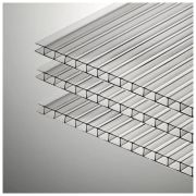 Поликарбонат сотовый 2100x6000x6mm, прозрачный (пл 0,76)
