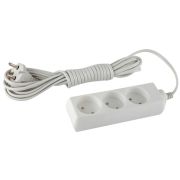Удлинитель ЭРА 3 гнезда без заземл. 1300Вт 3м