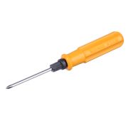 Отвертка 2 в 1 желтая 5*65 Ермак