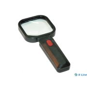 Лупа c подсветкой LEDx3, 80x80 mm ,изменение угла наклона ZM8080B