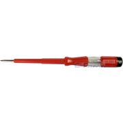 Тестер напряжения STEKKER TST500-1 контактный 100-500V, 12*200 мм, красный