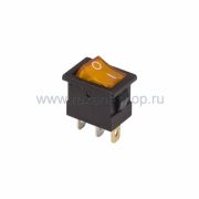 Выключатель клавишный 12V 15А (3с) ON-OFF с подсветкой Mini (RWB-206-1, SC-768)