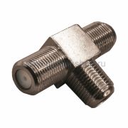 ПЕРЕХОД соединитель x3 гнезда F (F-тройник) PROCONNECT 05-4204-4