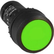 Кнопка SW2C-11 c фикс. зеленая NO+NC